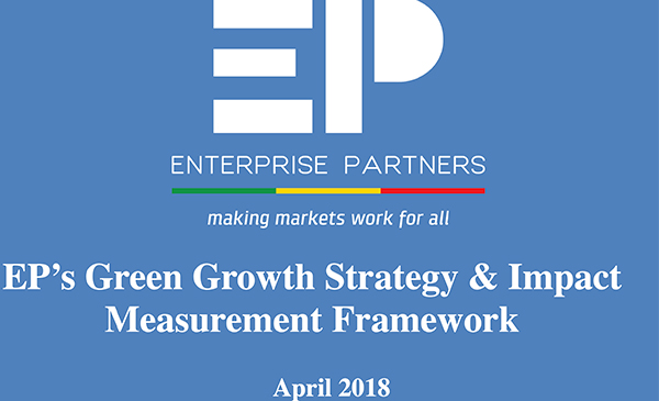 EP’s Green Growth Strategy & Impact Measurement Framework