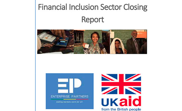 Financial Inclusion Sector Closing Report